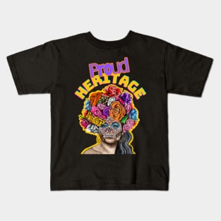 Proud Heritage Day of the Dead Kids T-Shirt